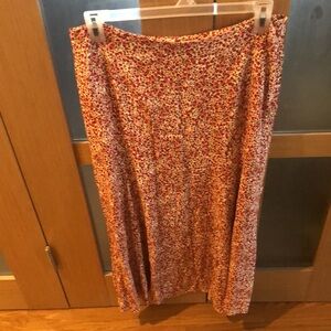 REFORMATION Floral Skirt